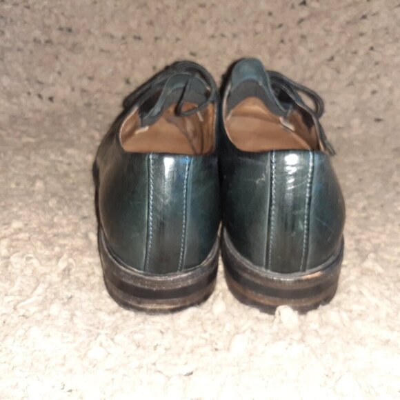 A.S. 98 Oxfords-Black Leather Lace Up-Pointed Toe-Size 37-Excellent - Picture 6 of 9